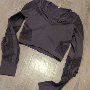 Alo Crop Long Sleeve Top